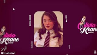 costumed college teen 18yo first time blowjobs rimjob swallows cum pantyhose party