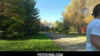 roxy risingstar tiny blonde teased by vince karter's big cock