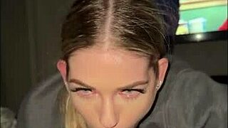 Baby Bree sorority slut takes cock after initiation