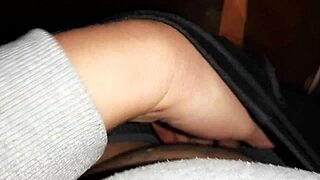 Dude I caught this hairy stranger rubbing her wet beaver on the public toilet and boom we both came hard 💦🚽😂