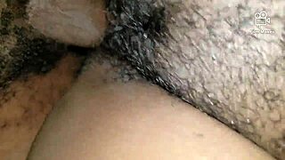wet ebony big ass takes monster cock creampie deep inside