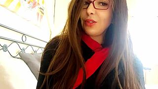 Stepmom massages your big tits ass shaking pantyhose mommy dirty talk femdom assplay