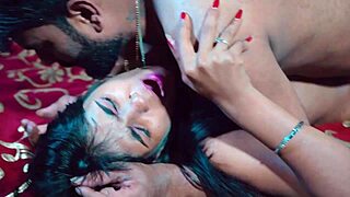 Slim bhabhi sneaks quick suck on devar's young throbbing cock