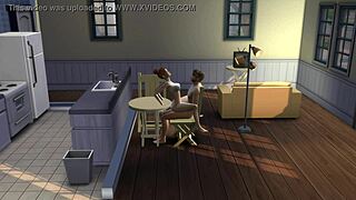 step sis hops on bro's cock riding like a wild horse