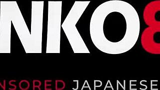 skinny japanese babe with small tits gives sloppy blowjob rimjob handjob until sucking every last drop uncensored