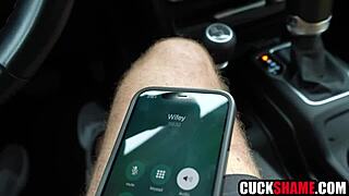 Hubby spies wife fucking stranger while he watches helplessly?