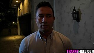 Trans babe annabelle lane gets surprise pov pounding from gabriel dalessandro's big cock