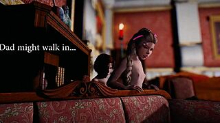 family gathers for some casual fun times together