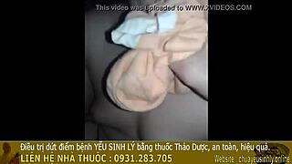 pretty vietnamese girl's spider web pussy