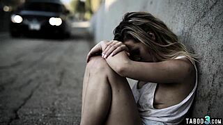 Perv stranger scrubs homeless teen then pounds her roughly deep