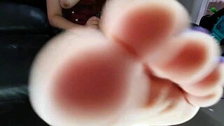 my latina model's cute feet smell so damn good in this hardcore pov fetish closeup