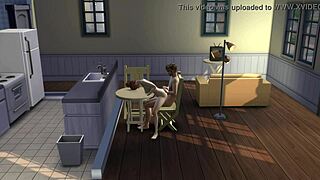 step sis hops on bro's cock riding like a wild horse