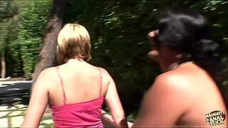 outdoor blonde pickup leads to blowjob machine anal cowgirl worthy training