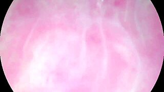 i shove camera deep in my creamy pussy till i explode