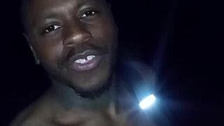 Showing off my big natural tits privately in jeans on warm night 🌙🍈🐺