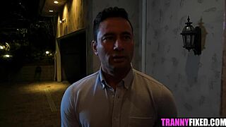 Trans babe annabelle lane gets surprise pov pounding from gabriel dalessandro's big cock