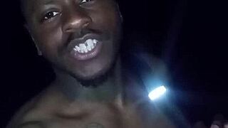 Showing off my big natural tits privately in jeans on warm night 🌙🍈🐺