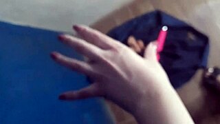 HORNY LATINA FINGERS PUSSY ON FLOOR! Hidden masturbation leads to squirting CREAMPIE dreams