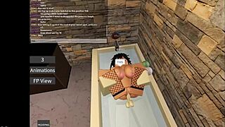 Dude pounds Roblox bunny's big ass and tits in hardcore fuck game, she sucks cock like a pro slut