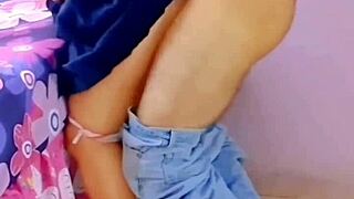 Prof Fills Tight Student Pussy with First Time Creampie