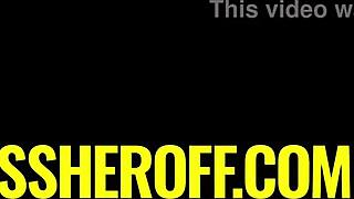 thick latina with massive tits gulps piss from huge white cock in wild shower frenzy!