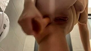 horny teen slut takes big cock anal pounding right in public outdoors