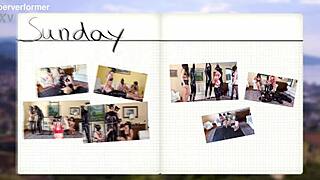 ever wonder how three loads get smeared all over a slave? 😈