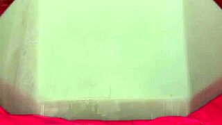 Tiny Redhead's Tight Pussy Devours Huge Fence Post Cock!