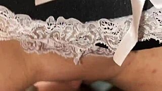 naughty maid in stockings fucked hard while cooking 🔥👠🍳