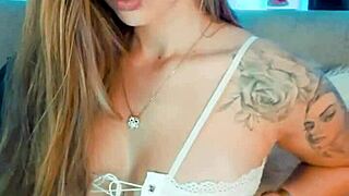 Cosplay Cutie Whore Smiles Seductively On Webcam