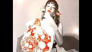 bonneyuwu... elfa cutie shows panties to padrastro under skirt cosplay sexy as hell