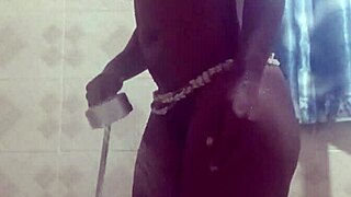 CRAZY BITCH SOLOS DILDOS IN SHOWER BEFORE HUGE COCK ANAL