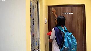 Desi Schoolgirl Screams As Naughty Teacher Pounds Her Tight Pussy