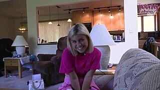 kinky babysitter lilith deepthroats boss seth's cock then rides cowgirl creampie 😈💦