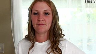 Dani Lane's First Time! Monster Cock POV Blowjob Ends in Cum Swallow!