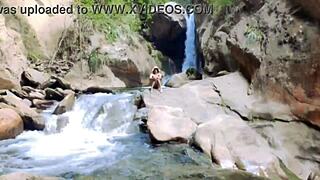 Lilyan Sexy Latina Strips Naked Hot By River