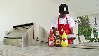 Black Milf Threesome Anal Doggystyle Fuck