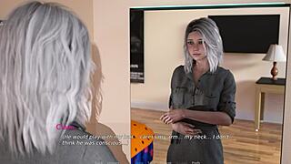 Clara fingers pussy masturbates then takes domination blowjob and assfucking in bittersweet day ending