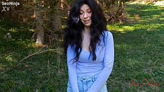 scared in woods would you pick my fat cock over the bear?