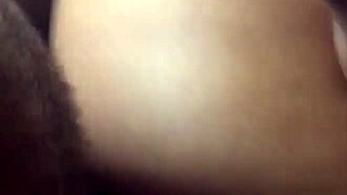 thick ebony babe with fat ass and tight pussy begs for creampie pounding 😈🍑