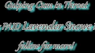 gorgeous goddess bares all then throats cock extremely close up swallowing loud