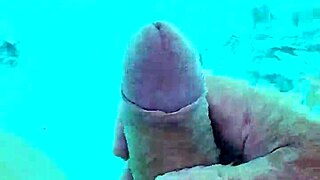 amateur handjob and naked masturbation splashin in the pool