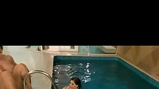 Poolside Orgy Brazilian Sluts Fuck Suck Wet Pussy in Water