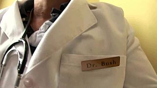 ASIAN STAR MYA LUANNA BENDS FOR DOCTORS MONSTER COCK IN HOSPITAL PUSSY POUNDING