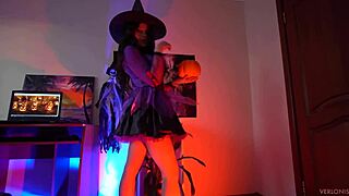 witch slut, wanna bounce your tight teen pussy on my massive halloween cock till you scream? - verlonis