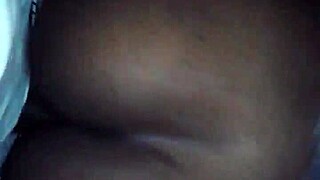 damn check this big booty ebony bend over no panties creamy pussy waitin