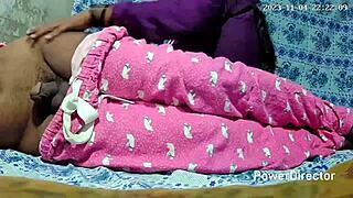 Big boobed German schoolgirl bends for boys cock in room