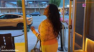 Tinder Latina Throat Goddess Chokes on Huge Cock in Wet Pussy Ride