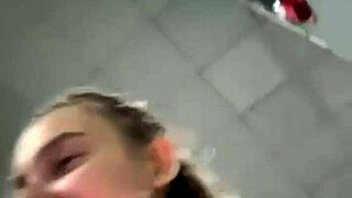 Hey fat blonde teen, ready to bounce those huge natural tits while I fuck you missionary in the gym?