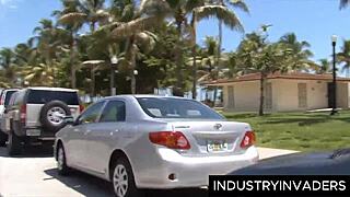 racy roxy love slurps big black cock deepthroat in limo before doggystyle cumshot facial